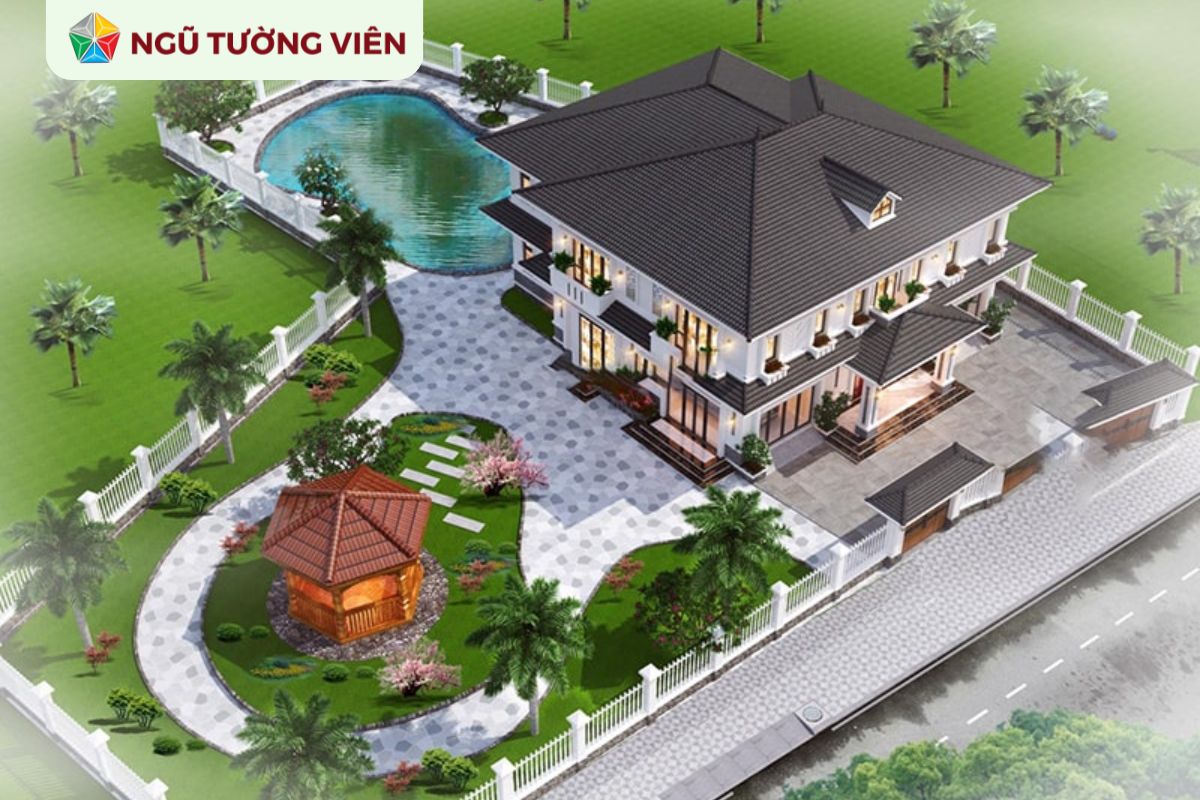 Cảnh quan sân vườn đẹp: Hòa quyện giữa thiên nhiên và kiến trúc