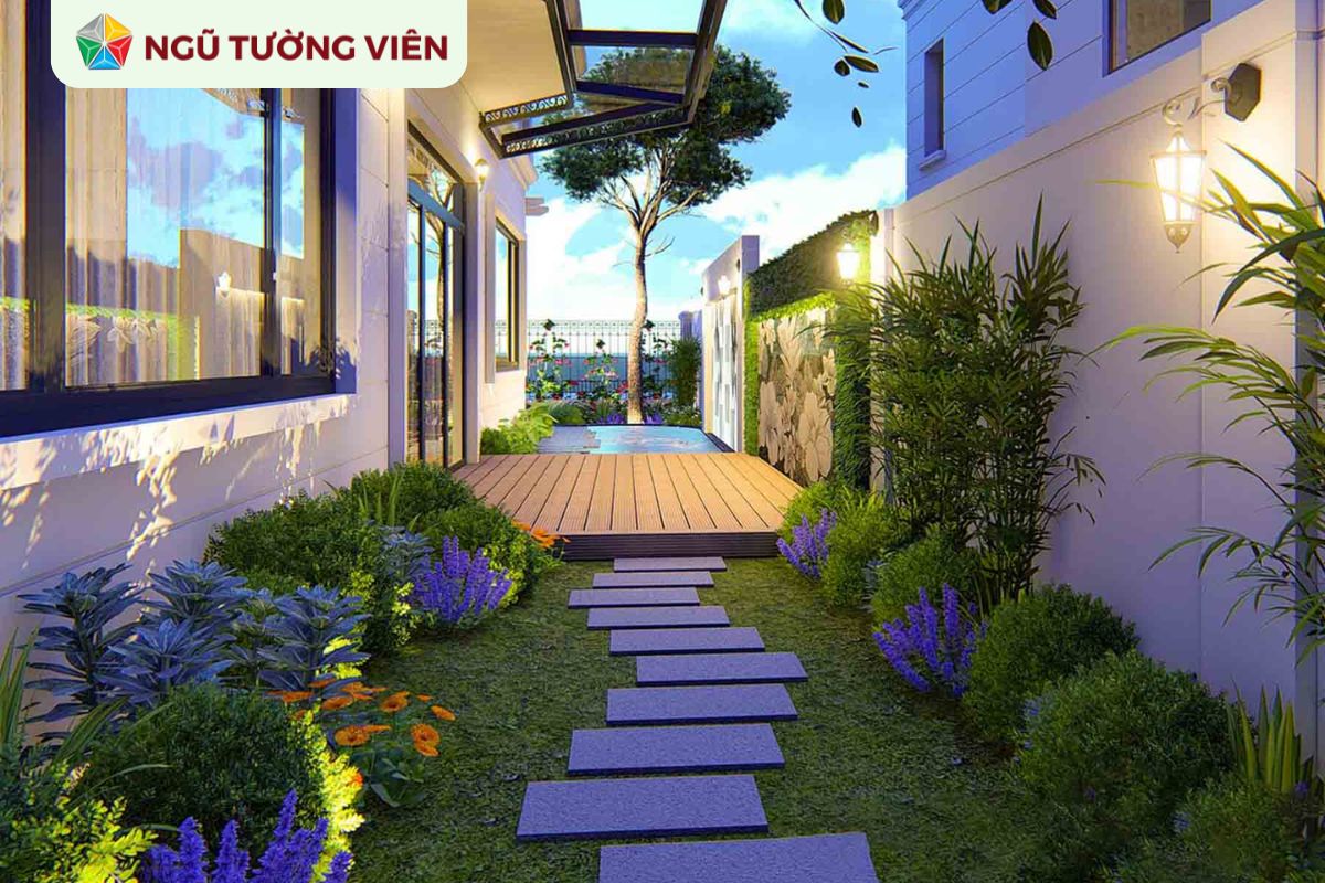 Cảnh quan sân vườn đẹp: Bí quyết bố trí ánh sáng Cảnh quan sân vườn đẹp: Bí quyết bố trí ánh sáng