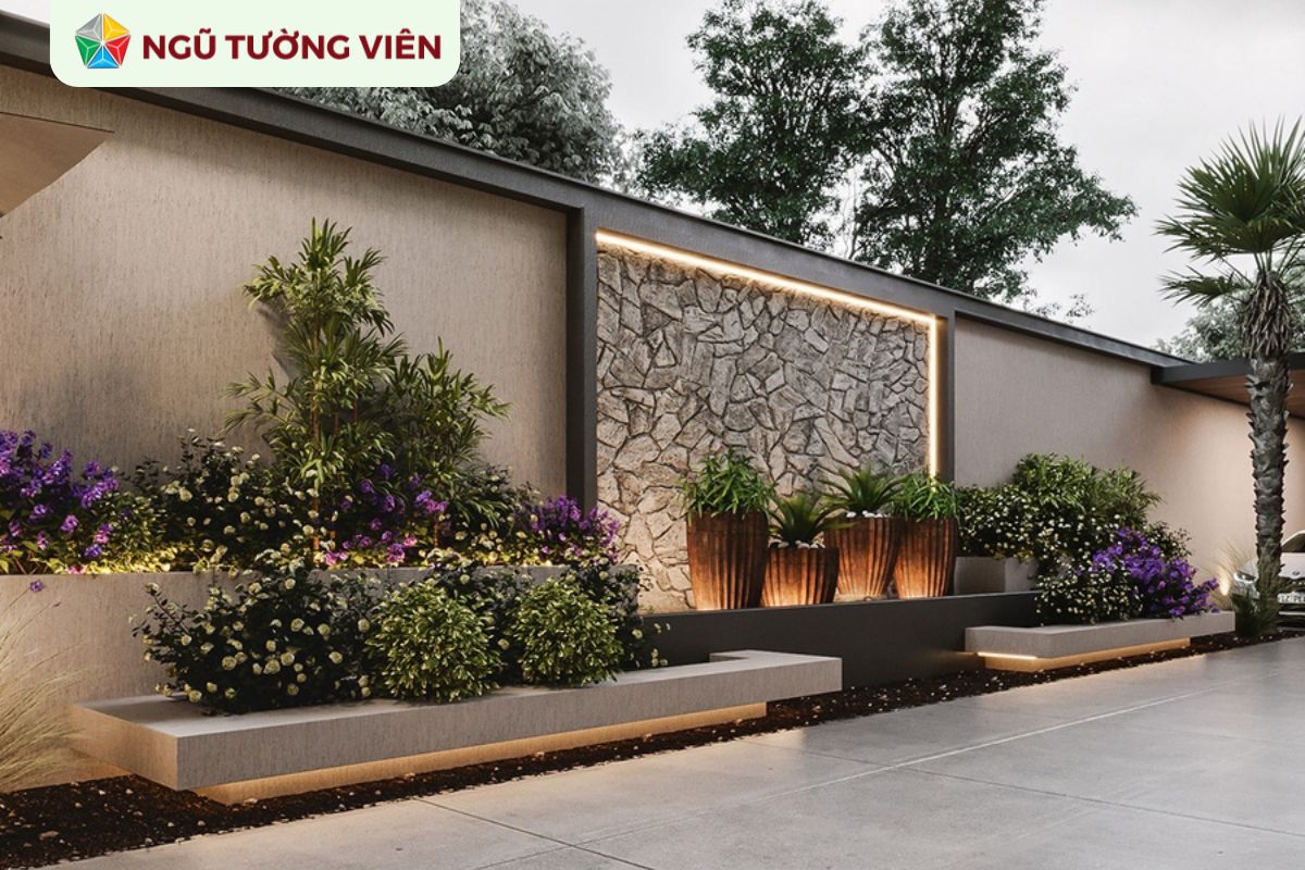Cảnh quan sân vườn đẹp: Bí quyết bố trí ánh sáng