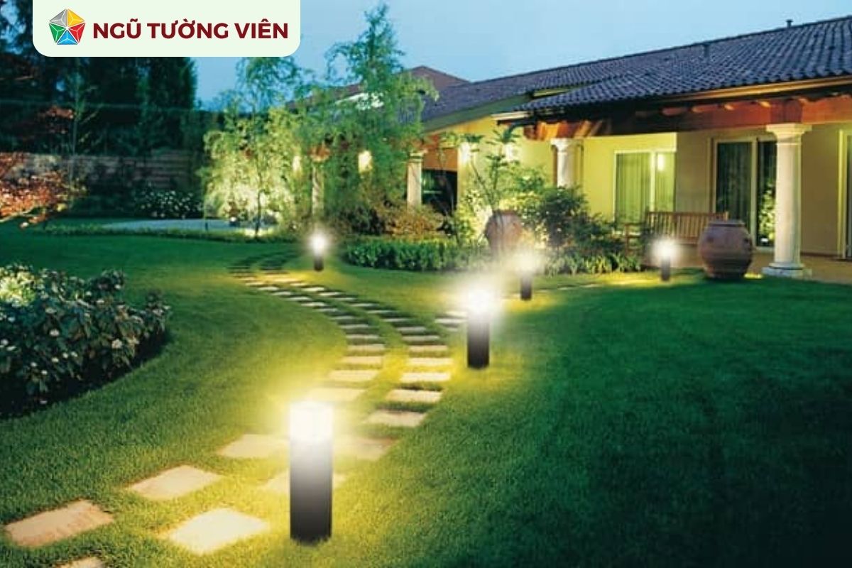 Cảnh quan sân vườn đẹp: Bí quyết bố trí ánh sáng Cảnh quan sân vườn đẹp: Bí quyết bố trí ánh sáng