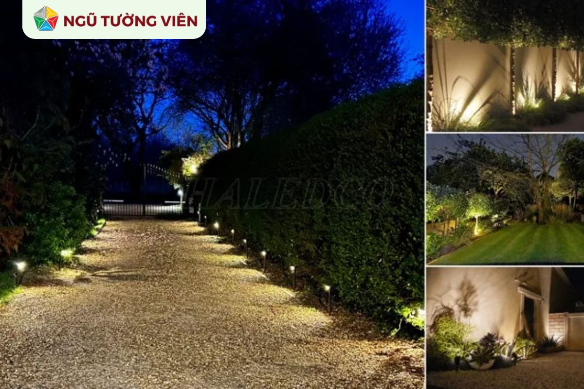 Cảnh quan sân vườn đẹp: Bí quyết bố trí ánh sáng Cảnh quan sân vườn đẹp: Bí quyết bố trí ánh sáng