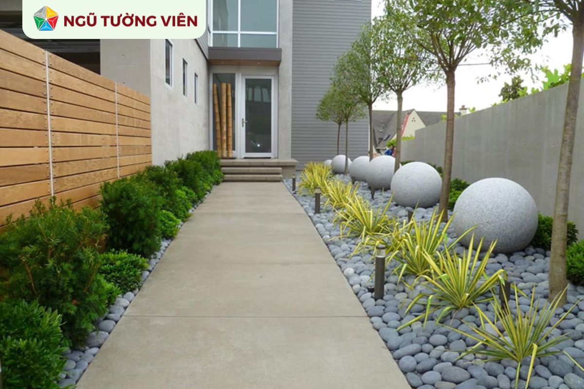 Cảnh quan sân vườn đẹp: Bố trí sân trước nhà đẹp mắt Cảnh quan sân vườn đẹp: Bố trí sân trước nhà đẹp mắt