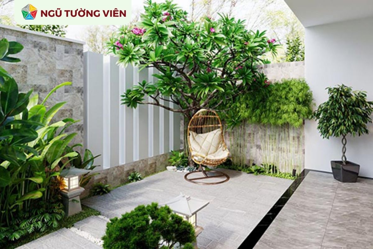 Cảnh quan sân vườn đẹp: Bố trí sân trước nhà đẹp mắt Cảnh quan sân vườn đẹp: Bố trí sân trước nhà đẹp mắt