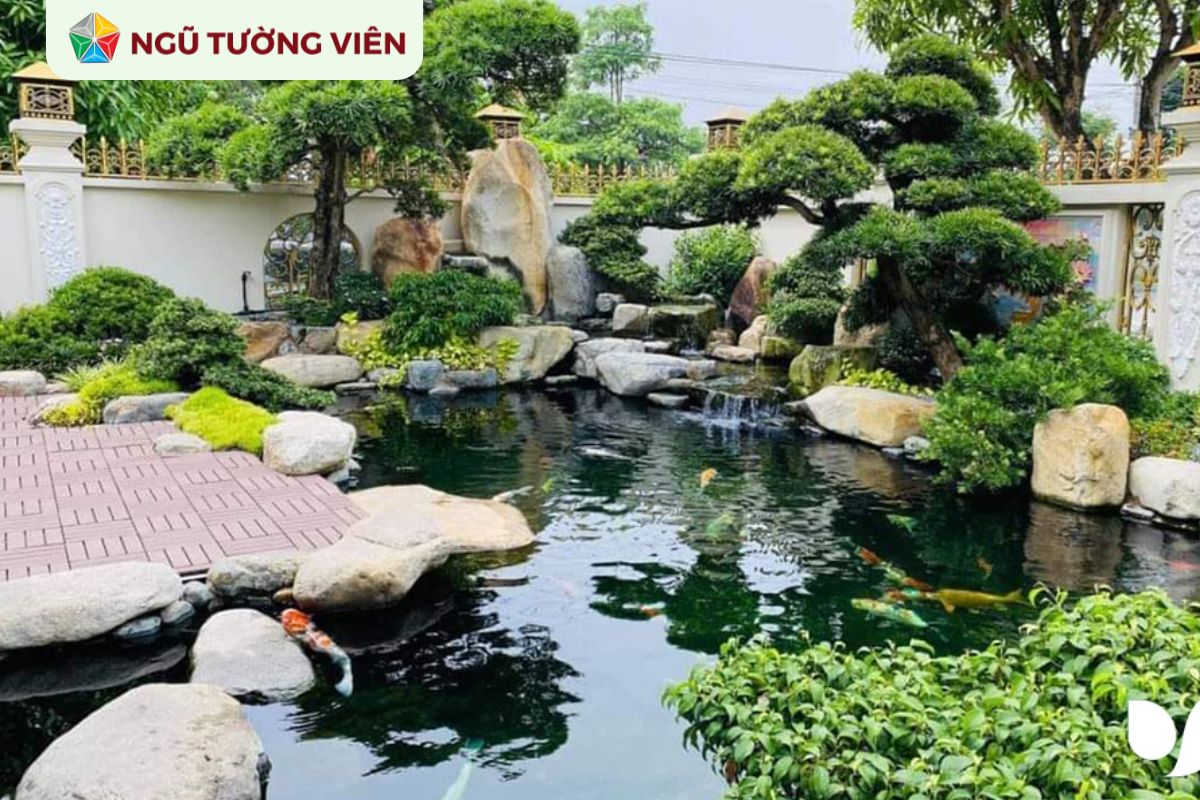 Cảnh quan sân vườn đẹp: Gợi ý thiết kế tiểu cảnh phong thủy