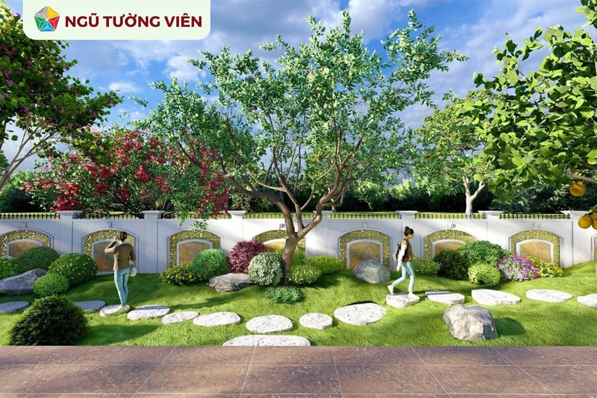 Cảnh quan sân vườn đẹp: Mẫu tiểu cảnh đồi cỏ được yêu thích Cảnh quan sân vườn đẹp: Mẫu tiểu cảnh đồi cỏ được yêu thích