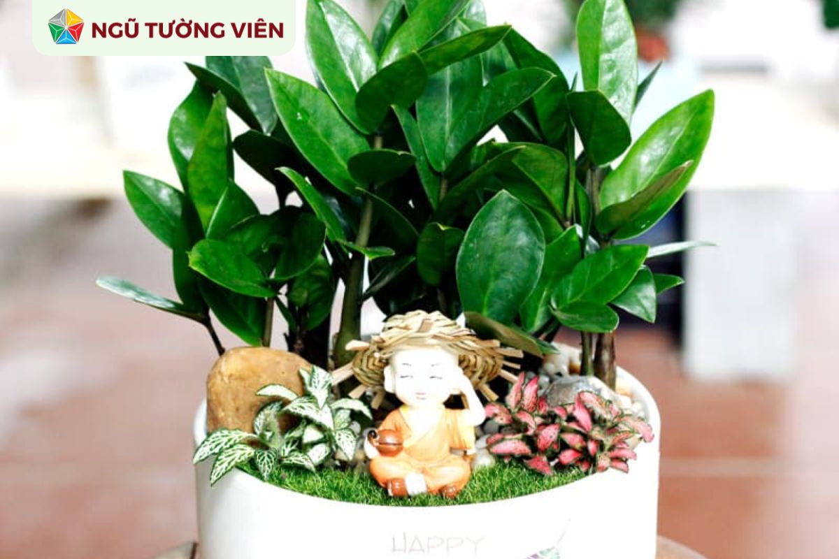 Cảnh quan sân vườn đẹp: Mẫu tiểu cảnh phòng khách ấn tượng