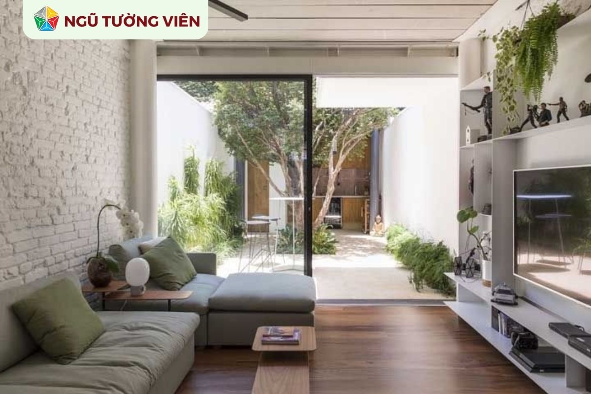 Cảnh quan sân vườn đẹp: Mẫu tiểu cảnh phòng khách ấn tượng