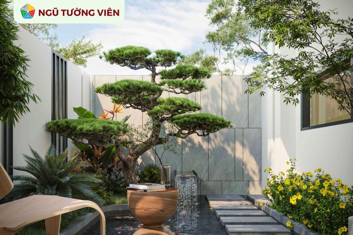 Cảnh quan sân vườn đẹp: Thiết kế cho không gian thiếu sáng