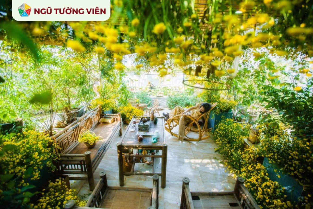Cảnh quan sân vườn đẹp: Thiết kế không gian sân thượng đẹp