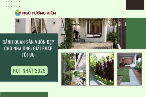 Cảnh quan sân vườn đẹp cho nhà ống: Giải pháp tối ưu 2025