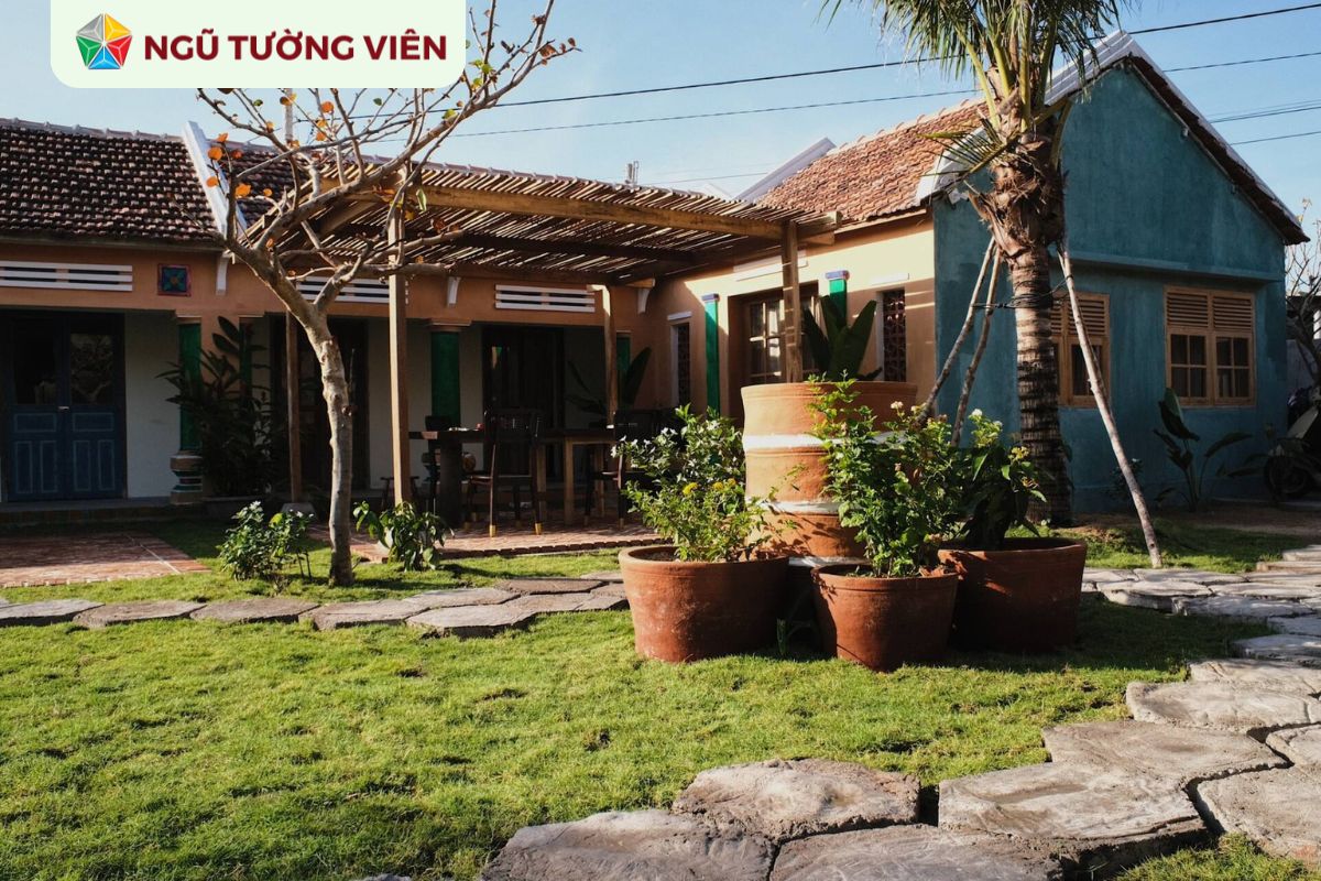 Cảnh quan sân vườn đẹp: Cách bố trí sân vườn trước nhà