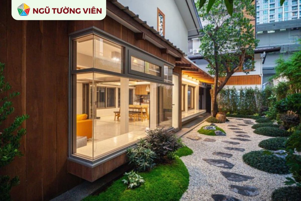 Cảnh quan sân vườn đẹp: Cách bố trí sân vườn trước nhà