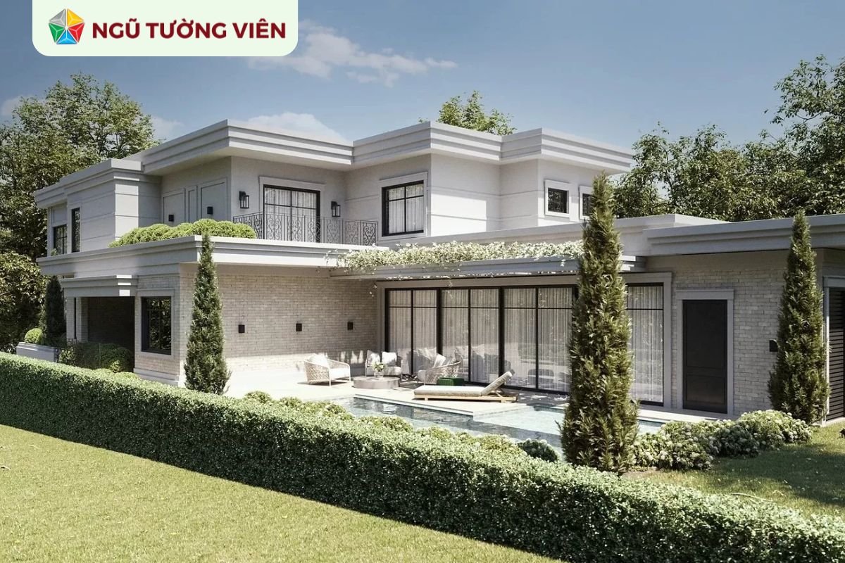 Cảnh quan sân vườn đẹp: Cách bố trí sân vườn trước nhà