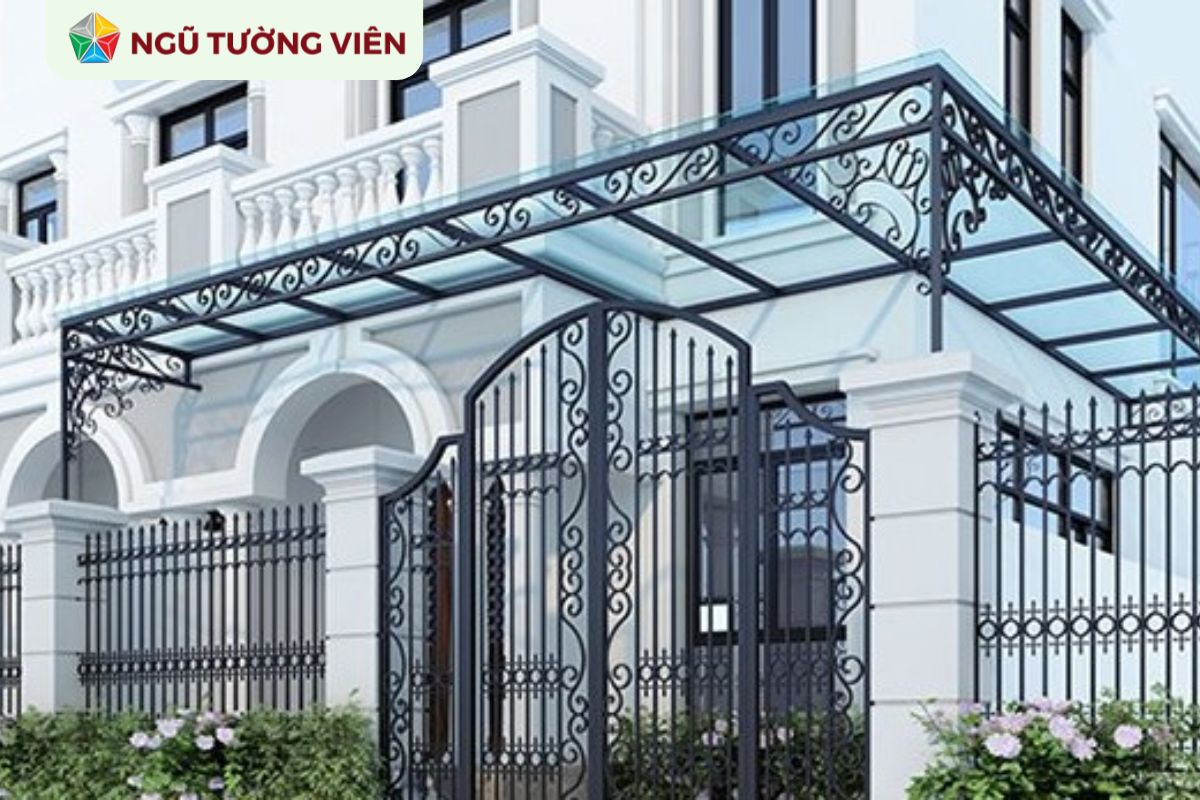 Cảnh quan sân vườn đẹp: Mẫu thiết kế cổng sân ấn tượng Cảnh quan sân vườn đẹp: Mẫu thiết kế cổng sân ấn tượng