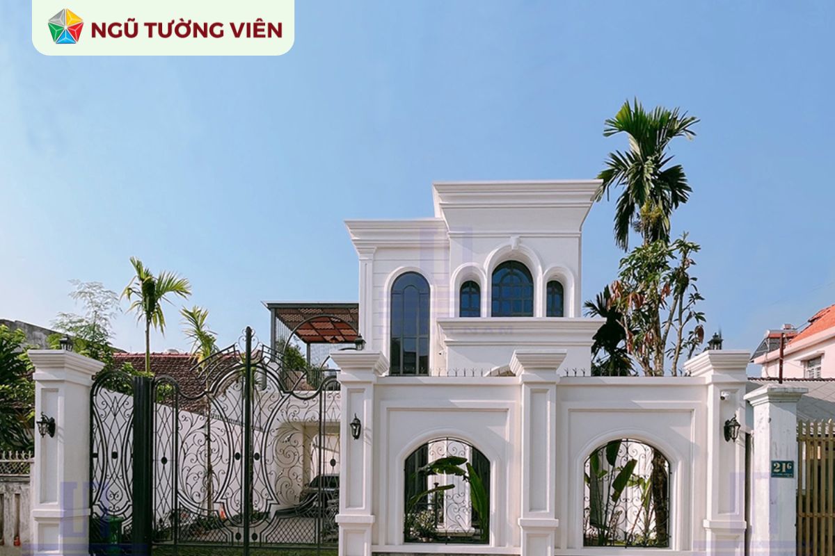 Cảnh quan sân vườn đẹp: Mẫu thiết kế cổng sân ấn tượng