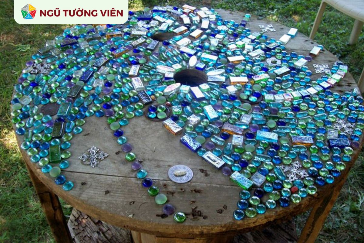 Cảnh quan sân vườn đẹp: Nghệ thuật Mosaic độc đáo