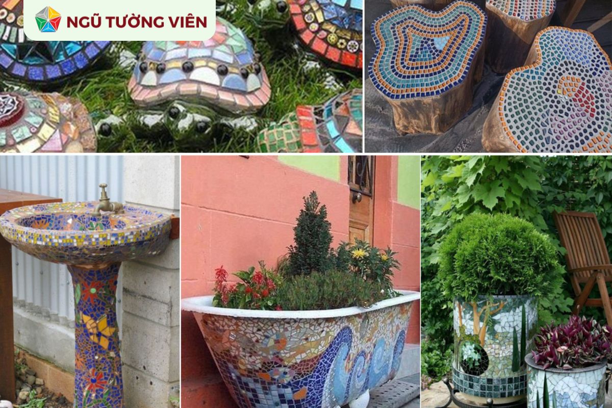 Cảnh quan sân vườn đẹp: Nghệ thuật Mosaic độc đáo Cảnh quan sân vườn đẹp: Nghệ thuật Mosaic độc đáo