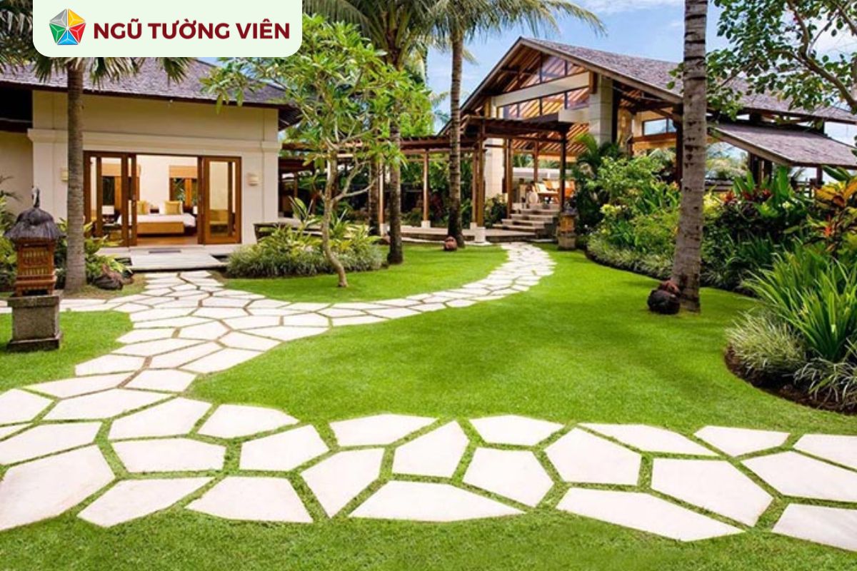 Cảnh quan sân vườn đẹp: Nghệ thuật Mosaic độc đáo