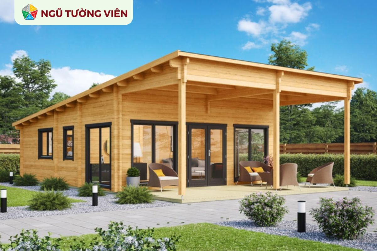 Cảnh quan sân vườn đẹp: Thiết kế nhà gỗ hợp xu hướng hiện đại Cảnh quan sân vườn đẹp: Thiết kế nhà gỗ hợp xu hướng hiện đại