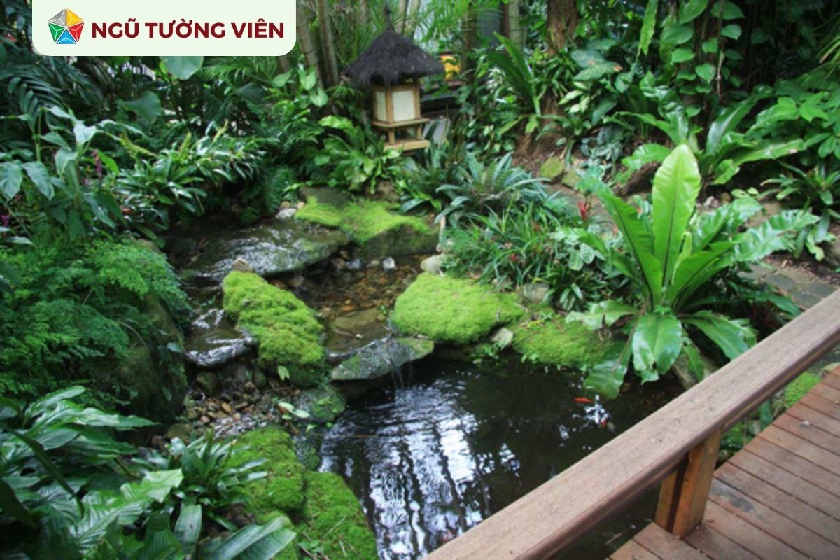 Cảnh quan sân vườn đẹp: Thiết kế vườn nhiệt đới trên sân thượng Cảnh quan sân vườn đẹp: Thiết kế vườn nhiệt đới trên sân thượng