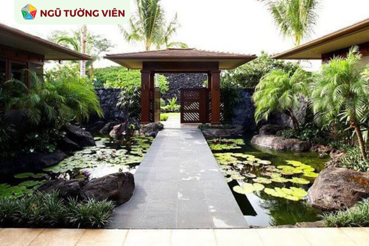 Cảnh quan sân vườn đẹp: Thiết kế vườn nhiệt đới trên sân thượng