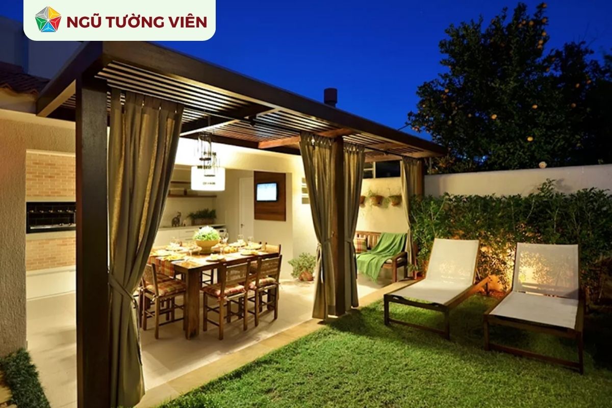 Cảnh quan sân vườn đẹp: 7 ý tưởng mái che tiện nghi và thẩm mỹ Cảnh quan sân vườn đẹp: 7 ý tưởng mái che tiện nghi và thẩm mỹ