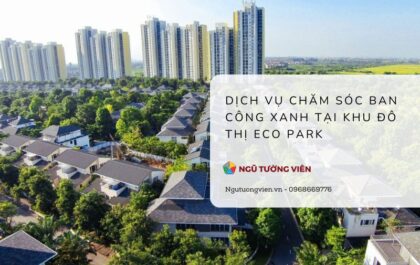 Công ty Ngũ Tường Viên – Dịch vụ chăm sóc ban công xanh tại khu đô thị Eco Park