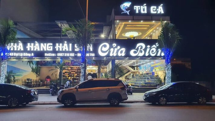 Không gian sang trọng hàng đầu trong các nhà hàng hải sản Nam Định