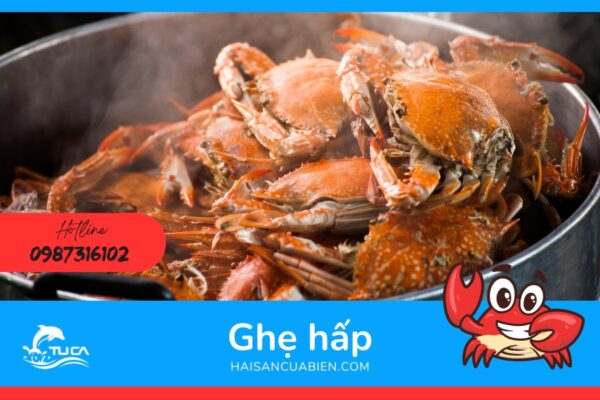 Ghẹ Hấp Sả (Steamed Crab with Lemongrass)