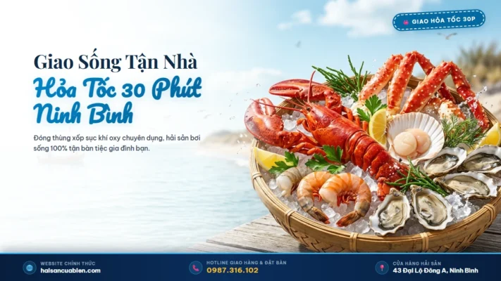 Giao hải sản tươi sống Ninh Bình Hải Sản Cửa Biển