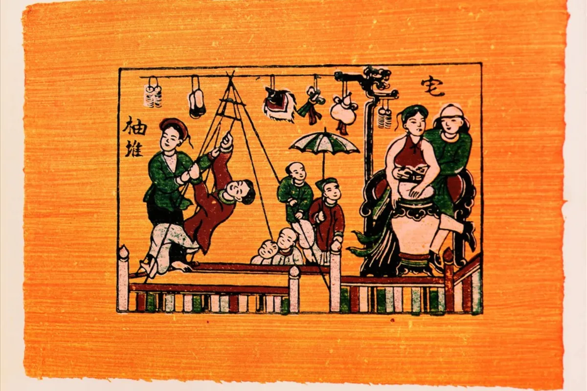Trò chơi dân gian đánh đu