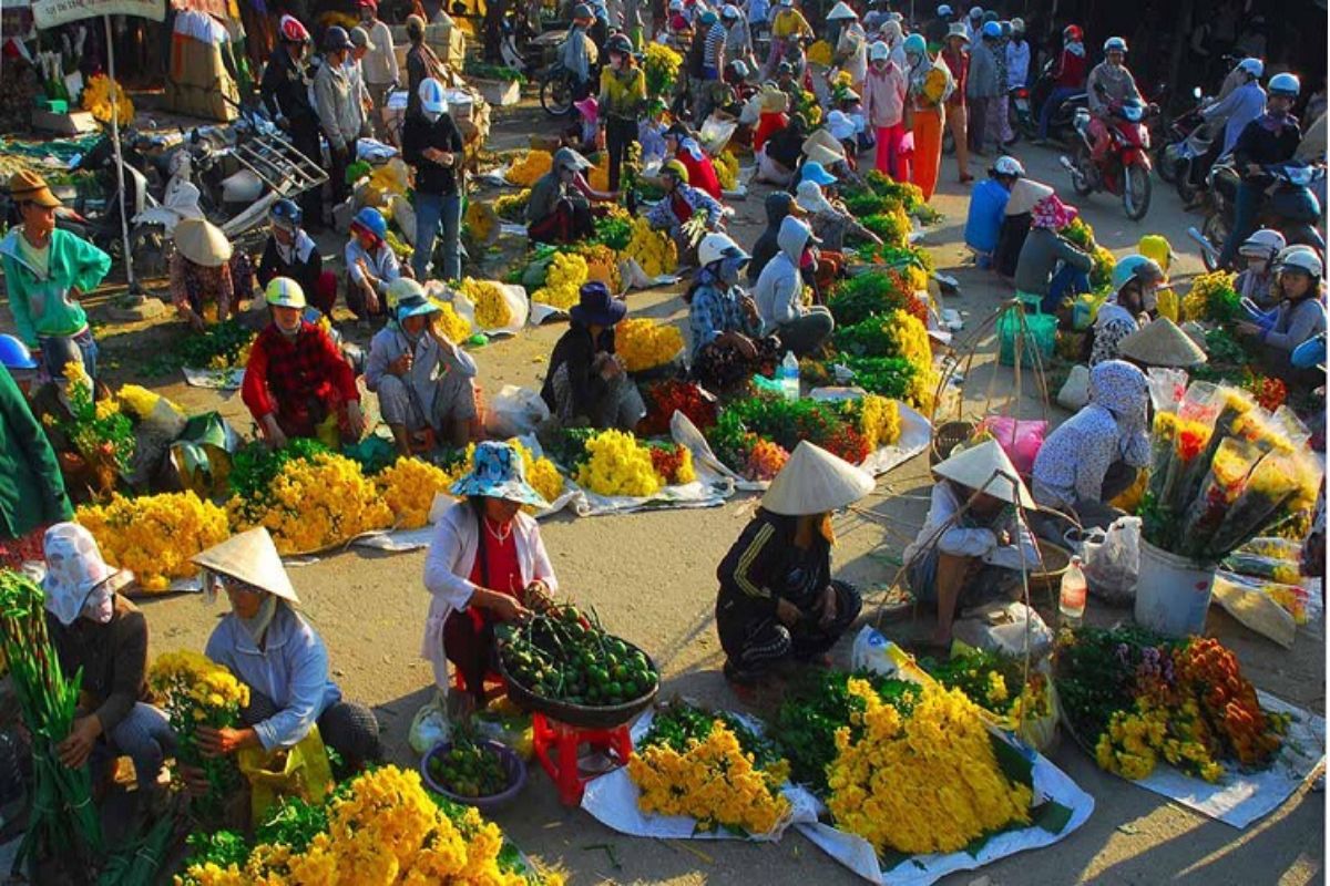 Sạp hàng hoa