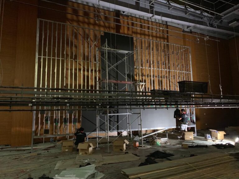 Sau khi đã lắp đặt hoàn thiện