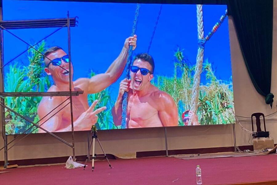 Hoàng Long LED lắp đặt màn hình LED P2 trong nhà tại Vũng Tàu