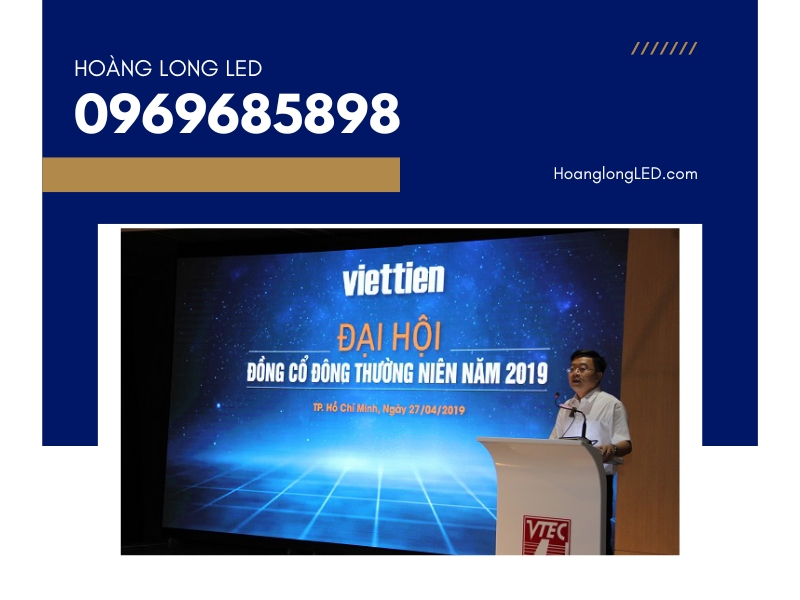 Dự án lắp đặt màn hình LED cho công ty Việt Tiến