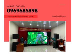 Màn hình LED P2.5 - Hoàng Long LED thi công 7m2 LED P2.5 tại Công ty Nhiên liệu hàng không Skypec