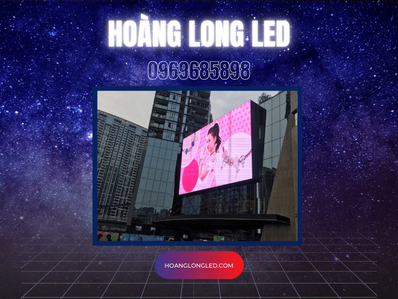 Màn hình LED ngoài trời cố định gắn trên tường và trên tòa nhà