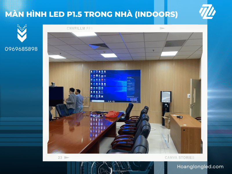 Màn hình LED P1.5 trong nhà