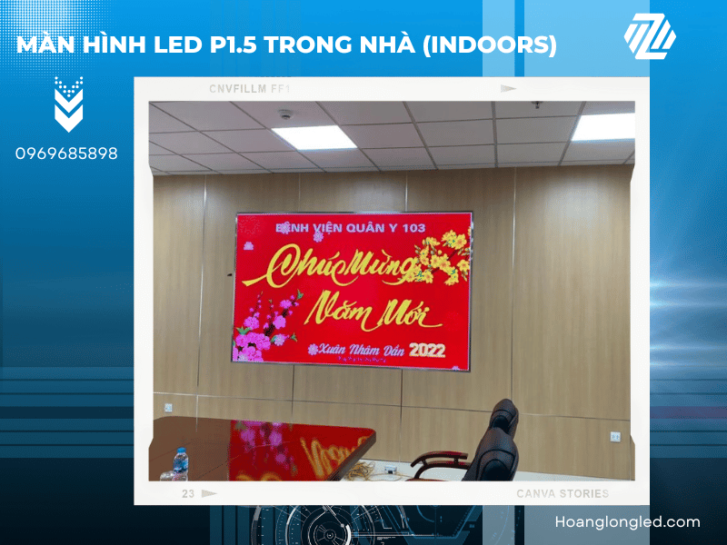 Màn hình Qiangli LED P1.5 trong nhà