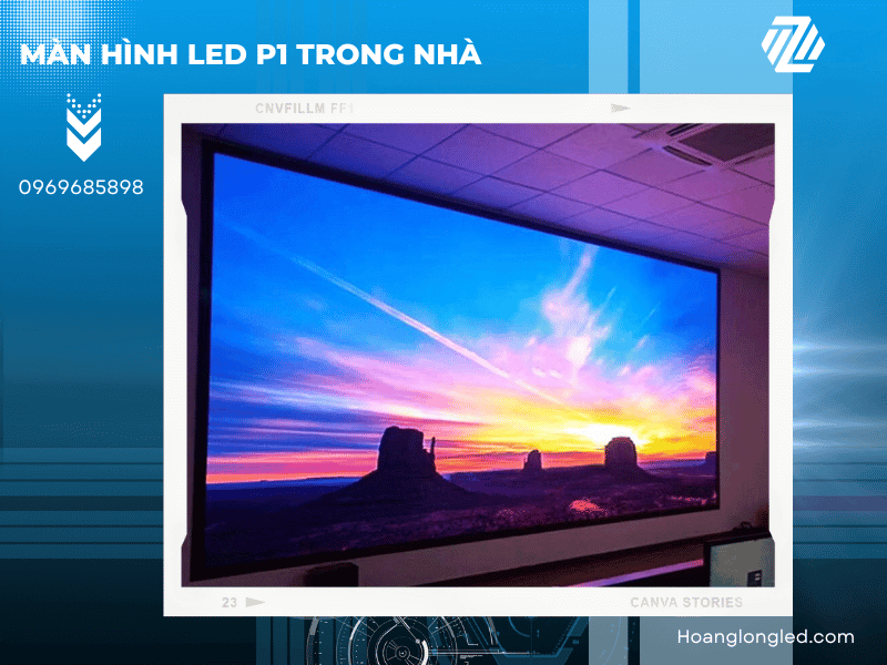 Hãy tận hưởng trải nghiệm hình ảnh chất lượng cao và sắc nét nhất trên màn hình LED P1 trong nhà của chúng tôi! Hãy tận hưởng trải nghiệm hình ảnh chất lượng cao và sắc nét nhất trên màn hình LED P1 trong nhà của chúng tôi!