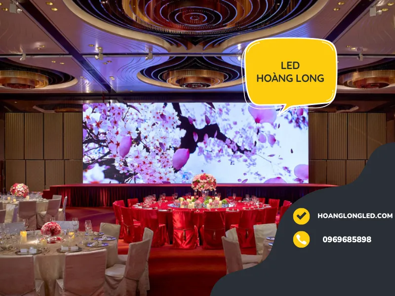 Cách lựa chọn màn hình LED cho nhà hàng, tiệc cưới