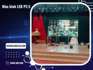 Hoàng Long LED thiết kế, thi công 18m2 màn hình LED P2.5 tại Thái Nguyên