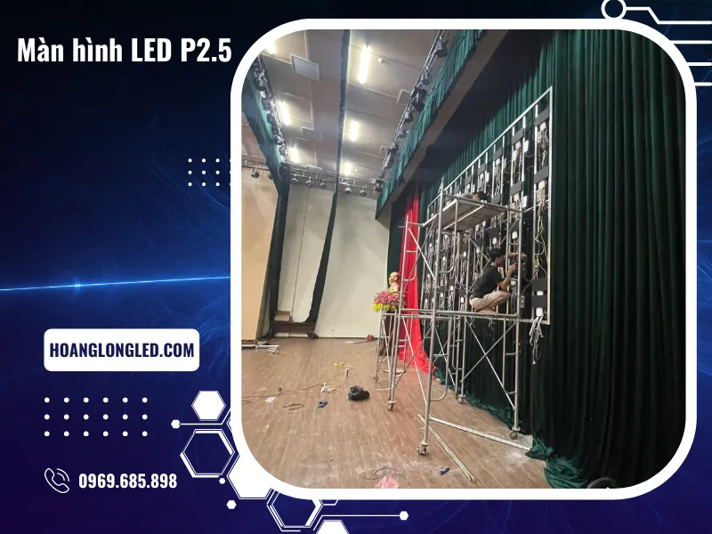 Hoàng Long LED thiết kế, thi công 18m2 màn hình LED tại Thái Nguyên Hoàng Long LED thiết kế, thi công 18m2 màn hình LED tại Thái Nguyên