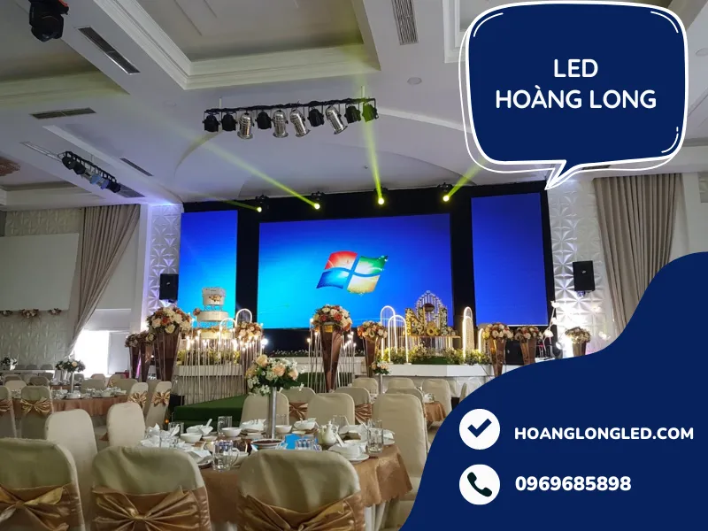 Màn hình LED biến tiệc cưới thành một trải nghiệm độc đáo.
