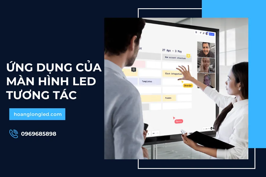 Ứng dụng của màn hình LED tương tác_1