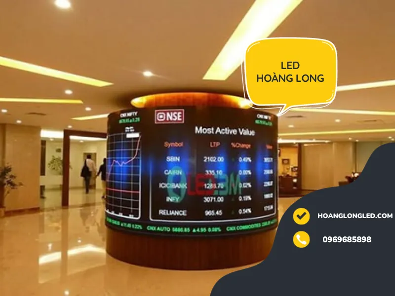 Điểm khác biệt giữa màn hình LED cong và màn hình LED phẳng