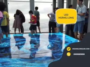 Màn hình LED tương tác lát sàn