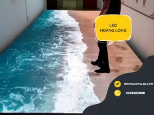 Màn hình LED tương tác lát sàn