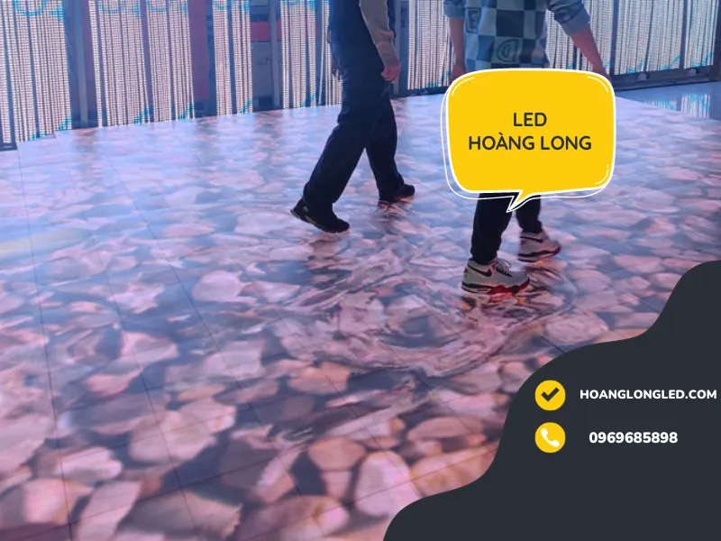 Màn hình LED tương tác lát sàn