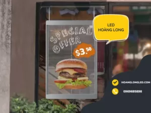 Poster LED trong suốt kĩ thuật số Tương lai của ngành quảng cáo